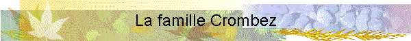 La famille Crombez